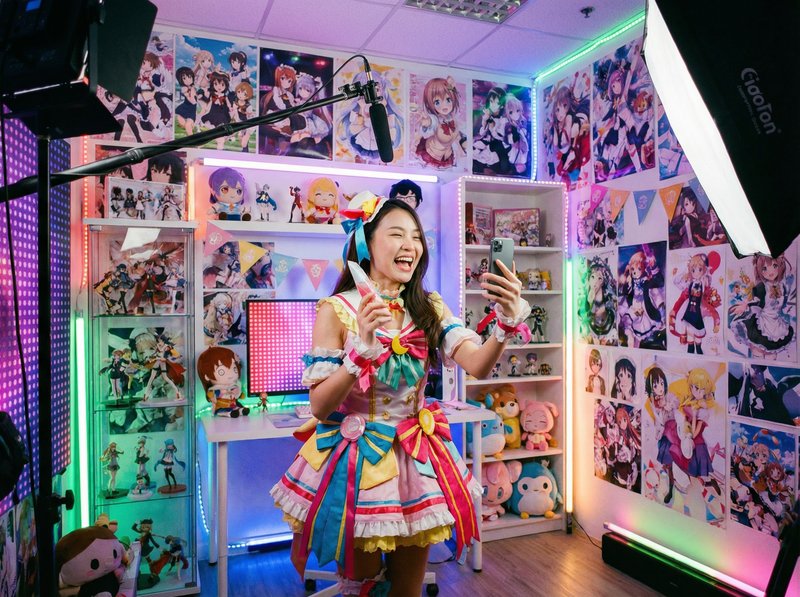 精神小妹cosplay二次元拍摄