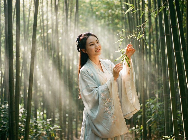 精神小妹古风汉服写真